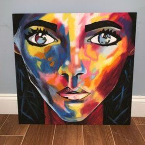 2'x2' acrylic painting